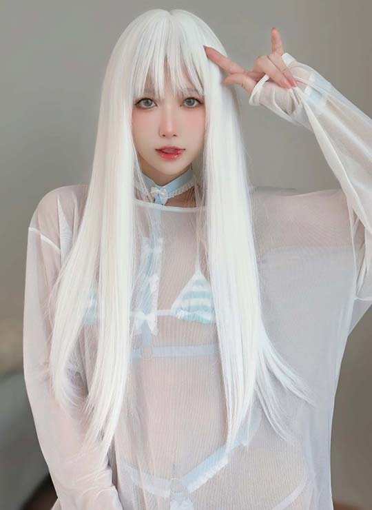 布丁大法 白毛女友 105P8V